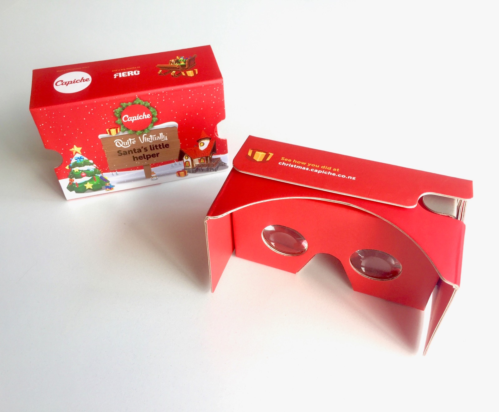 Branded Google Cardboard VR headset